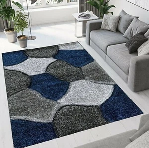 Large Modern Shaggy Rugs Long Hallway Runner Living Room Rugs Bedroom Carpet Mat - Picture 1 of 33