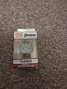 MARVEL AVENGERS ENDGAME THANOS Cabeza de Bobble LLAVERO POP DE BOLSILLO FIGURA FUNKO - Imagen 1 de 6