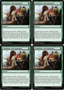 MTG - 4x COMMUNE WITH DINOSAURS - Ixalan (C) - Picture 1 of 1