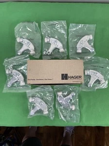 Box mit 7 Stück Hager 301D US26D Wohn Scharnier Stift Türstopper Satin Chrom - Bild 1 von 7