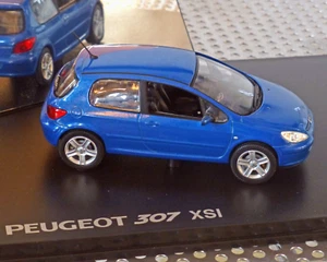 Peugeot 307 blau-Metallic, 1:43, NOREV - Bild 1 von 1