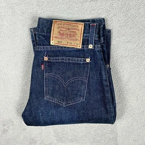 Vintage Levis 547 Denim Jeans Women Size 26x30 Slim Straight Zip Australian Made - Picture 1 of 10