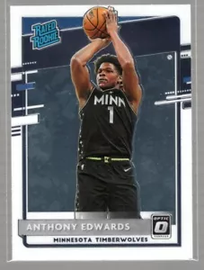 2020 Panini ANTHONY EDWARDS Optic Rated Rookie RC #151 - Picture 1 of 2