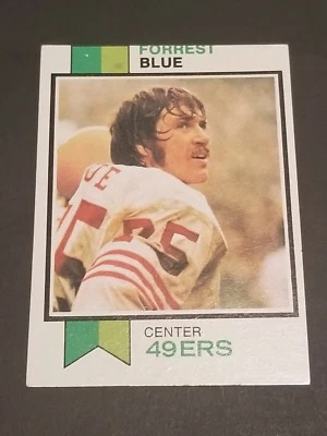 1973 TOPPS  FOOTBALL CARD #70 FORREST BLUE SAN FRANCISCO 49ERS EXCELLENT COND. - Image 1 of 2