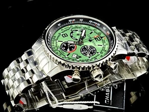 CHASE DURER CDW-0073 FLIGHT COMMANDER WITH NAVITIMER FUNCTION AND LINK BRACELET - Picture 1 of 14