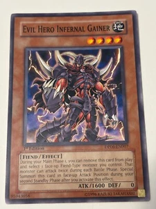 Yu-Gi-Oh! TCG - 1. Edition Evil HERO Infernal Gainer - Common - Bild 1 von 2