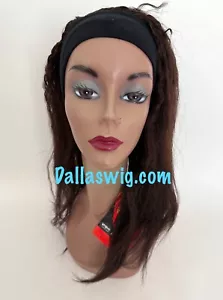 Open Box Display Use Motown 100% Human Headband Coarse Textured Thin Wig - Picture 1 of 5