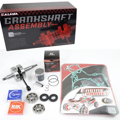 Kit de reconstrucción de motor Kawasaki KX85 2001-2005 sellos de junta de pistón de red de manivela KX 85 Foto 1 de 4