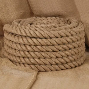 Vidaxl touw 25 m lang 40 mm dik jute - Imagen 1 de 3