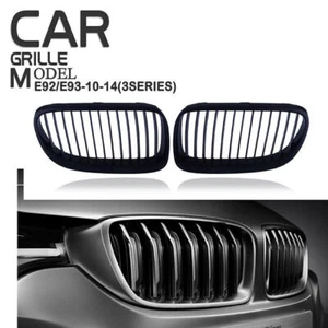 Cubierta de parrilla para riñón delantero negro mate para BMW E92 E93 2010-2013 derecha e izquierda - Imagen 1 de 7