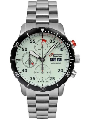 Zeppelin 7218M-5 Eurofighter Typhoon Automatico limitato Orologio Uomo 43mm - Immagine 1 di 2
