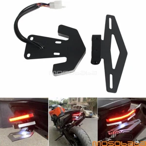 Rear License Plate Fender Eliminator Kit LED Brake Turn Signal Light For 790 890 - Picture 1 of 8