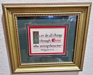 Jonathan Blocher Serigraph ManuScripture Philipper 4:13 signiert/nummeriert - Bild 1 von 4