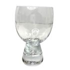 Kosta Boda Rondo White Wine Glass Goblet Bubble Stem Modern Swedish 5947963