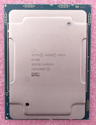 Intel Xeon Twenty-Four Core Gold 6240R 2.4GHz 35.75M LGA3647 CPU Processor SRGZ8 - Image 1 of 2