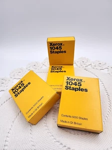 Xerox 1045 Staples Made in Gt. Britain 4 Boxes 5000 Staples - Picture 1 of 5