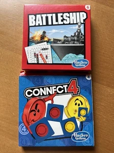 2022 McDonald's Happy Meal Toy Hasbro Games Set of 2 Battleship and Connect 4 - Picture 1 of 5