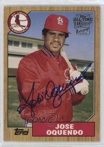 2005 Topps All-Time Fan Favorites Auto Jose Oquendo #FFA-JOQ Auto - Picture 1 of 3