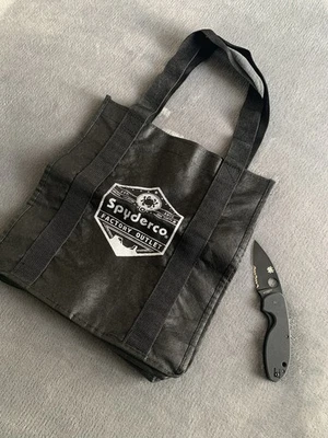 Spyderco Énfasis Combinación Hoja Negra G10 Escalas 8cr13MoV SEGUNDO DE FÁBRICA + Bolsa Foto 1 de 4