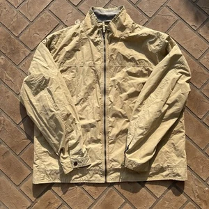 Chaqueta Timberland Caqui Cremallera 2XL Ligera Cortavientos Logo Bordado - Imagen 1 de 8