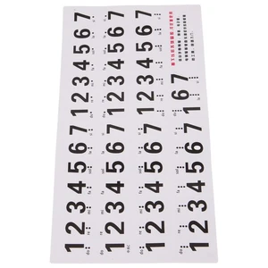Klaviertasten Aufkleber Notenführung abnehmbare Sticker 88 Keyboard Cover Buchstaben - Bild 1 von 12