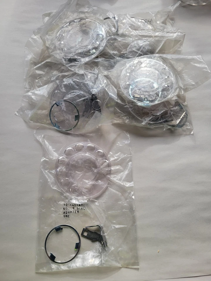 Vintage Western Electric Clear Finger No. 9 Dial Wheel Adapter for Rotary Phone - Image 1 of 1