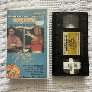 VHS WWF Official Video Hulk Hogan Roddy Piper Wrestling Classic Coliseum Video - Picture 1 of 7