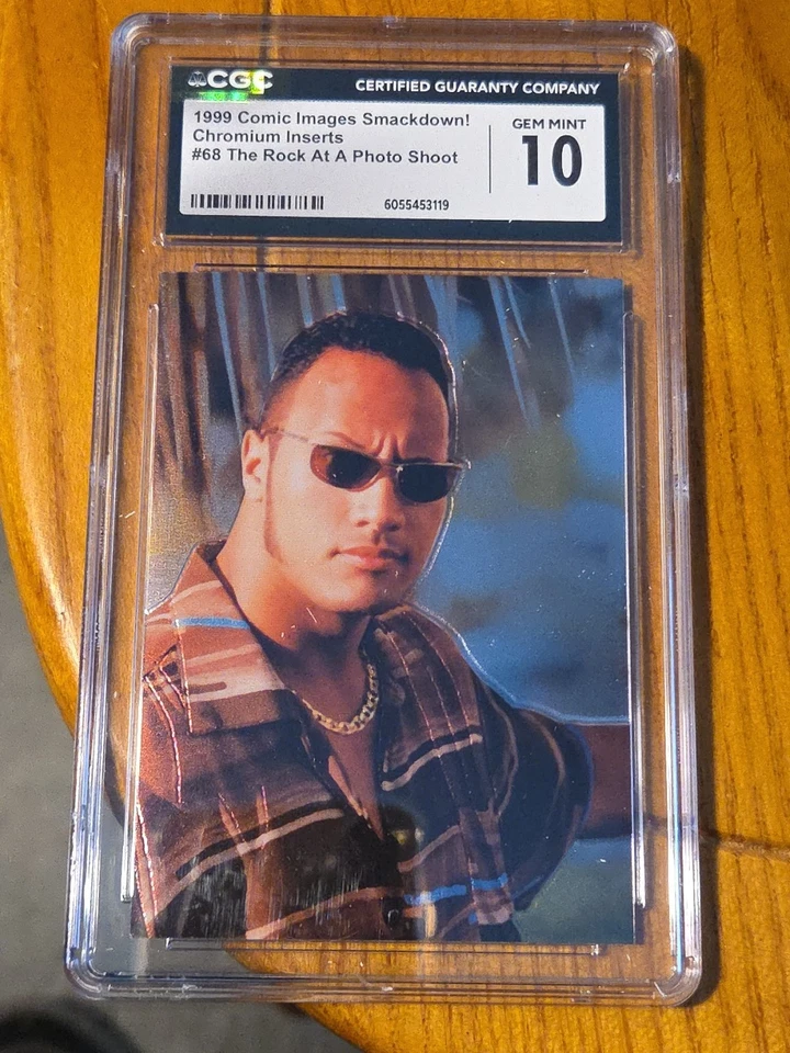 1999 WWF WWE SmackDown! The Rock #68 Comic Images CGC 10 Chromium Gem NXT  - Image 1 of 4