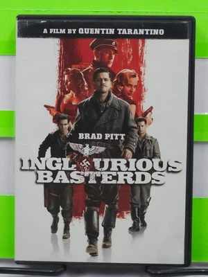 INGLOURIOUS BASTERDS A FILM BY QUENTIN TARANTINO BRAD PITT CHRISTOPH WALTZ DVD - Image 1 of 3