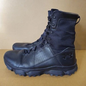 Under Armour 3022606 Tactical Duty Boots Hiking Black Mens Size 12 Vgc Pre-owned - Picture 1 of 12