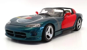 Burago 1/18 Scale Diecast 171021C - Dodge Viper RT/10 - Green/Red - Picture 1 of 5