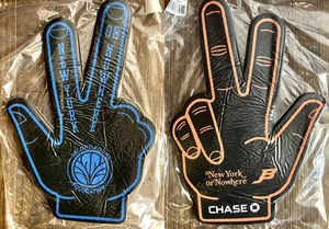 NY KNICKS NEW YORK OR NOWHERE FOAM FINGER MSG NYON 2025 JALEN BRUNSON - Picture 1 of 5