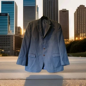Lauren Ralph Lauren Blazer Jacket Blue Men's Size 44R - Picture 1 of 11