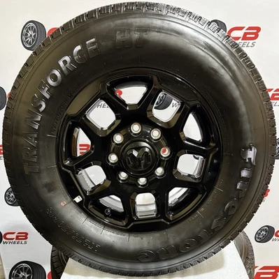 "Ruedas y neumáticos nuevos Ram 2500 3500 18"" OEM negro brillante" Foto 1 de 4