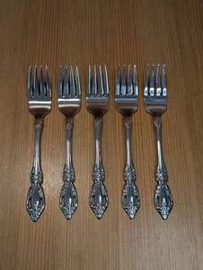 Menge 5 Oneida Raphael Distinct Deluxe HH Edelstahl 6,75" Salatgabel Set-EUC - Bild 1 von 9