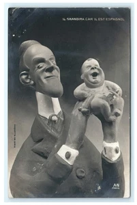 RPPC POLÍTICA SÁTIRA IL GRANDIRA CAR IL EST ESPAGNOL - Imagen 1 de 2