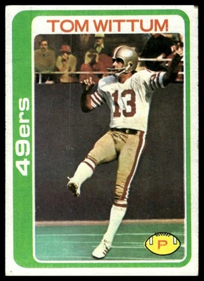 1978 Topps #77 Tom Wittum - Image 1 of 2