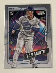 2024 Topps Chrome COSMIC Yoshinobu Yamamoto RC* - MLB LA Dodgers Rookie Card 125 - Bild 1 von 2