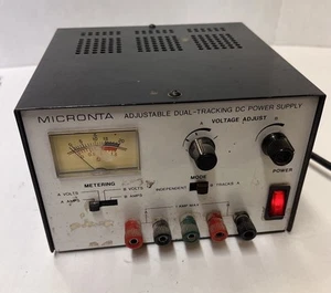 Vintage Micronta 22-121 Adjustable Dual Tracking DC Power Supply - Picture 1 of 3
