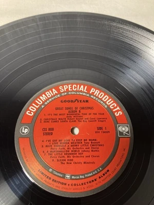 Various—Great Songs Of Christmas Album Eight (8)—12" LP CSS 888 1968 VG No Cover - Image 1 of 4