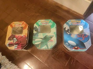 Pokémon Leere Tin - Ex Ära - Rayquaza Groudon Kyogre - Bild 1 von 4