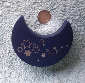 Tolle Geschenk Box Blau mit Silber Sterne Weihnachten Geschenkverpackung - Bild 1 von 5