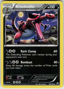 Pokemon Krookodile - 66/108 066/108 Deck Exclusives Rare card - Picture 1 of 2