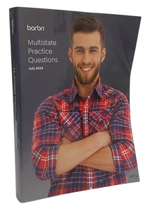 BARBRI Multistate Practice Questions – July 2024 – Excellent Condition Paperback - Imagen 1 de 3