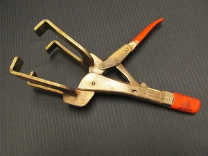 Leverage Tool Co Welding  U-Shape Self Adjusting Clamp Holding Wide Jaw Pliers - Picture 1 of 12