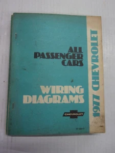 1977 CHEVROLET ALL PASSENGER CARS ELECTRICAL WIRING DIAGRAM - Picture 1 of 4