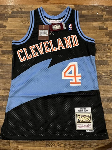 Mitchell & Ness Cleveland Cavaliers Shawn Kemp 1997-98 Swingman Jersey Size S Cover