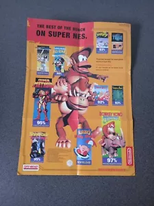 VINTAGE POSTER NOTICE PUBLICITÉ SUPER NINTENDO GAME BOY 30 CM X 21 CM - Bild 1 von 8