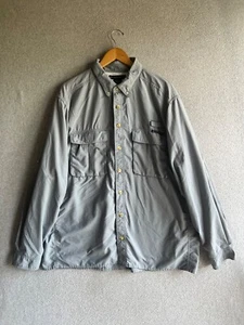 Exofficio Shirt Mens XL Gray Button Up Vented Fishing Hiking Camp Outdoors - Picture 1 of 15