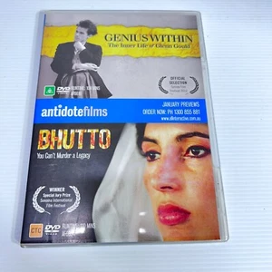 Genius Within & Bhutto DVD 2 in 1 Musical Poet & 1st Pakistan Female Leader - Picture 1 of 3
